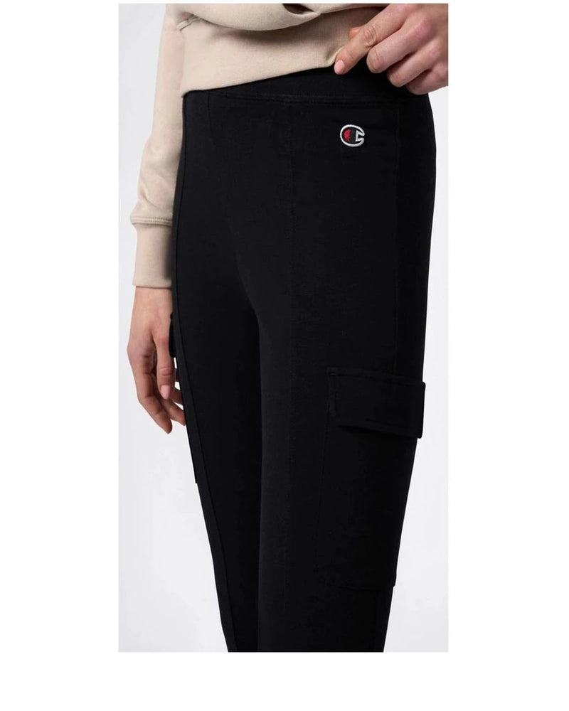 Champion Cargo Pant in black, Cotton — view 2