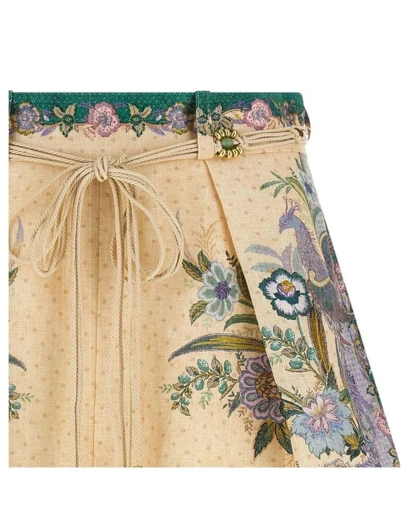 Zimmermann Bermuda in multicolor, Linen — view 3