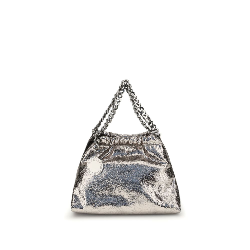Stella Mccartney Metallic Crackle Effect Falabella Shoulder Bag