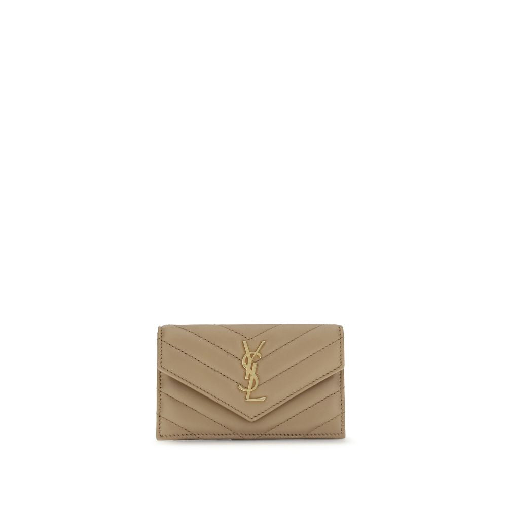 Saint Laurent Cassandre Matelassé Card Holder Glam Steals