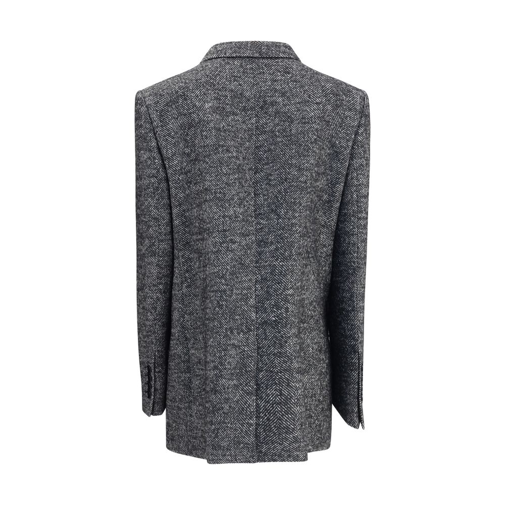 Dolce & Gabbana Double Breasted Chevron Blazer