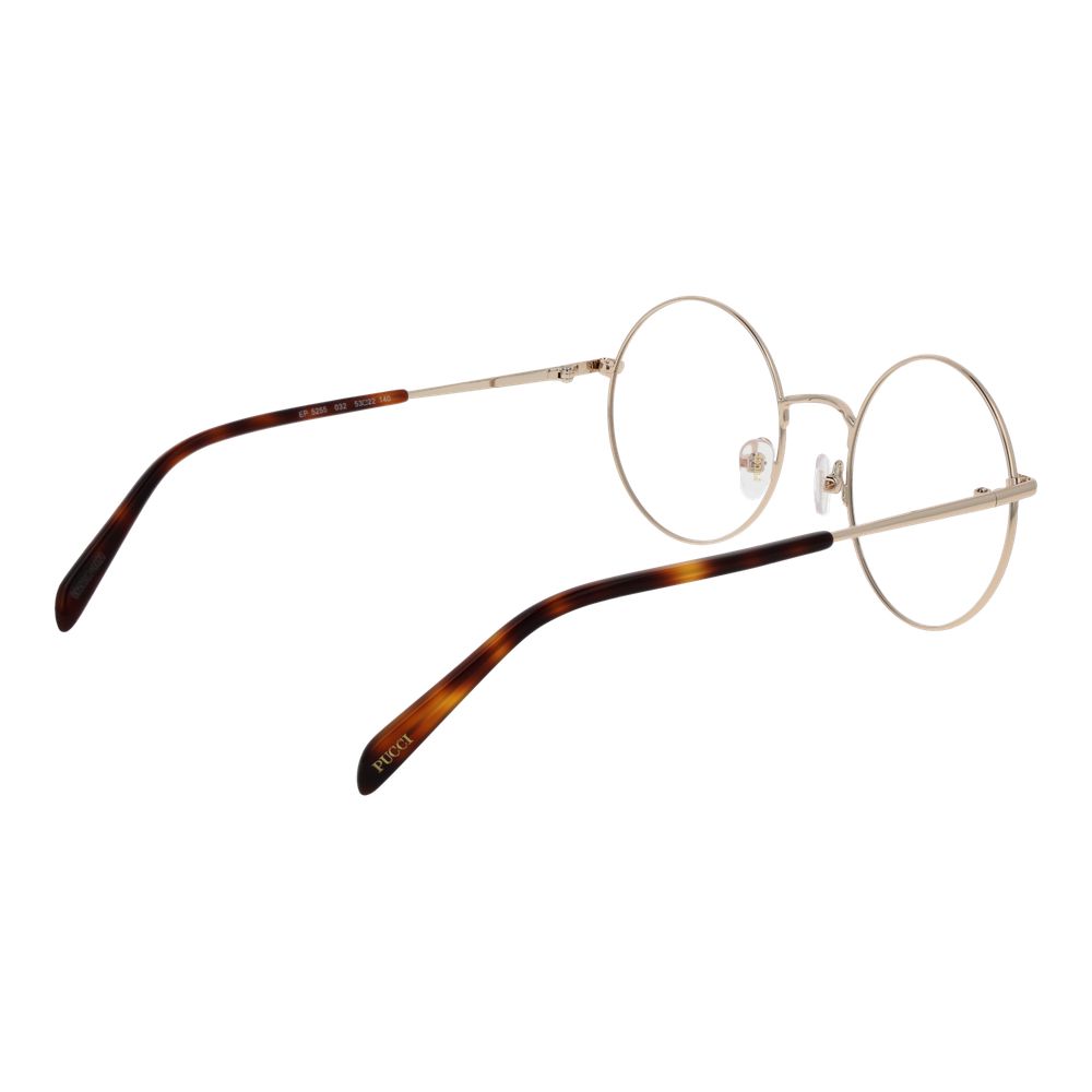 Emilio Pucci Gold Women Optical Frame Glam Steals