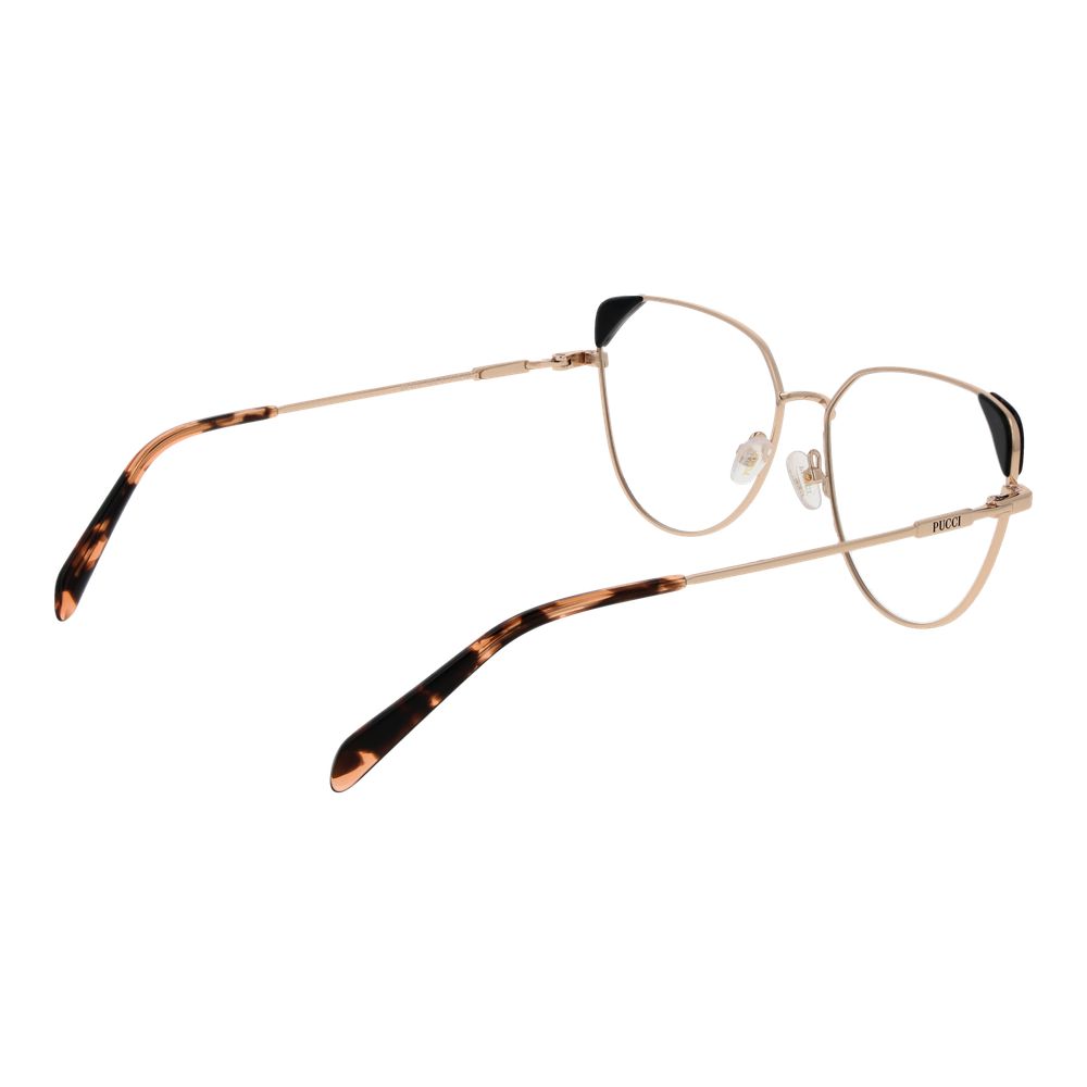 Emilio Pucci Gold Women Optical Frame Glam Steals
