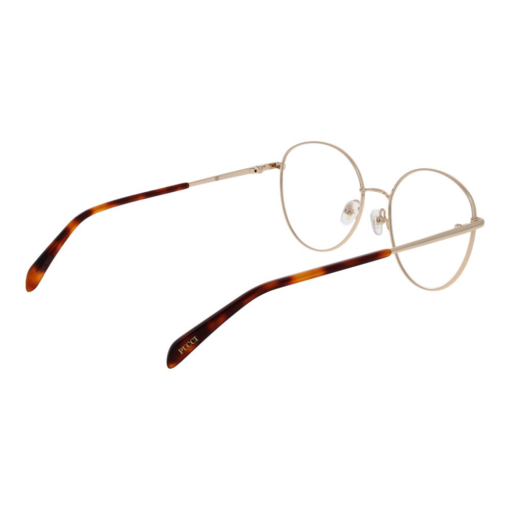 Emilio Pucci Gold Women Optical Frame Glam Steals