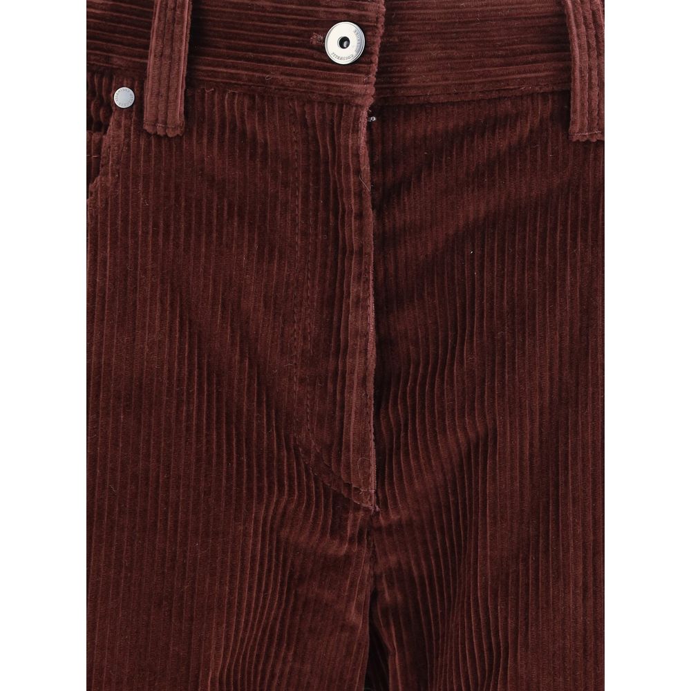 Brunello Cucinelli Velvet Straight Trouser