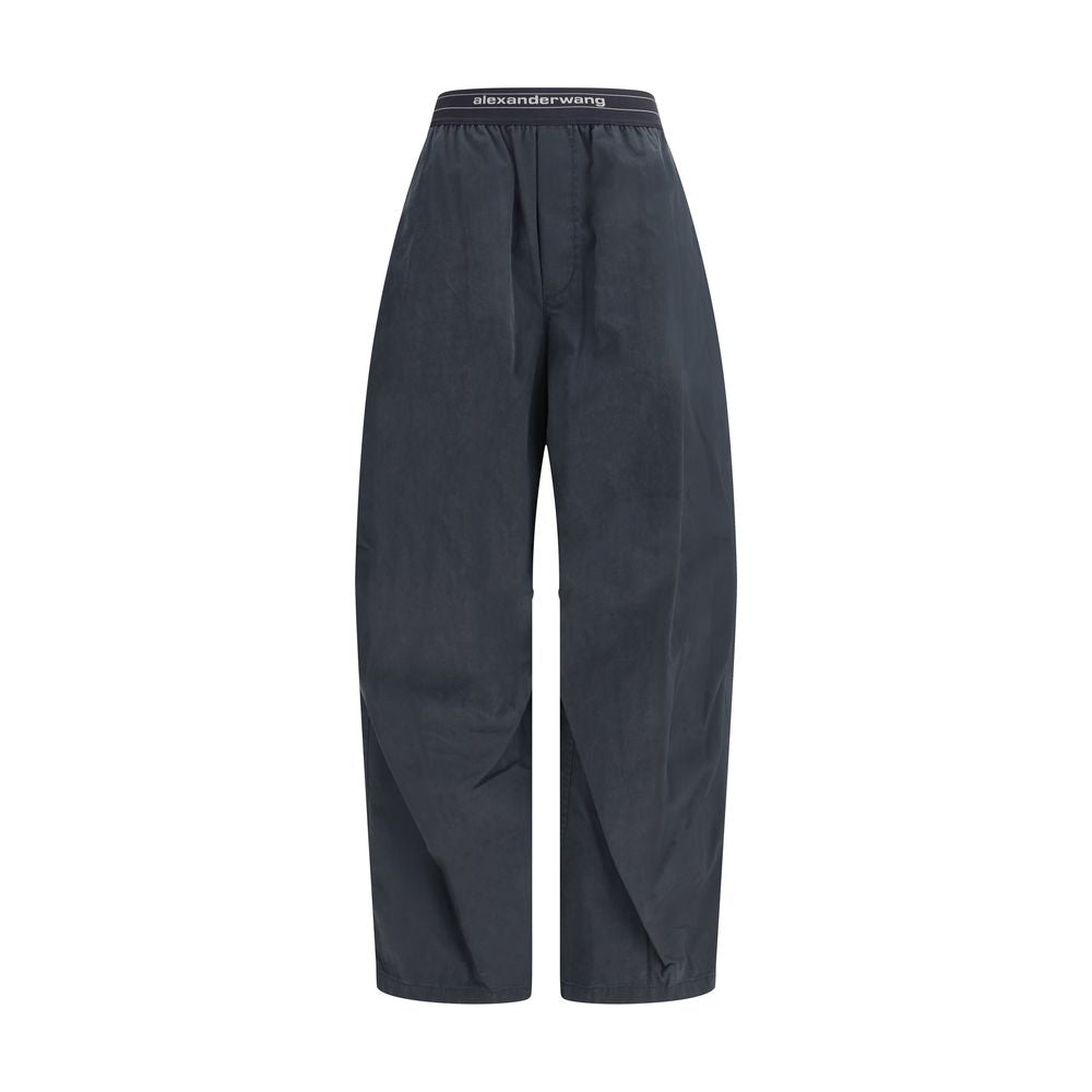 Alexander Wang Trouser with Elastic Waistband and Contrasting Jacquard Logo