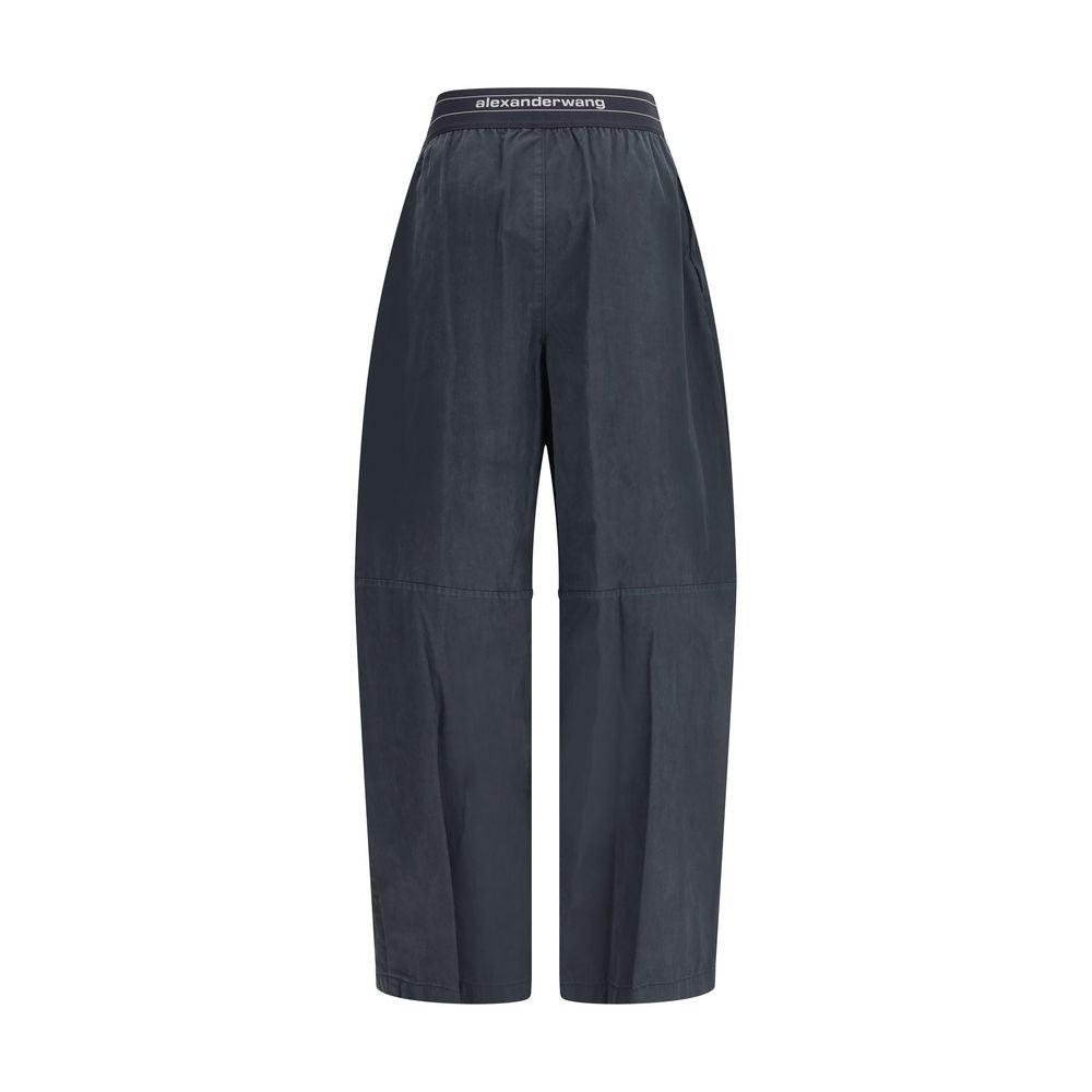 Alexander Wang Trouser with Elastic Waistband and Contrasting Jacquard Logo
