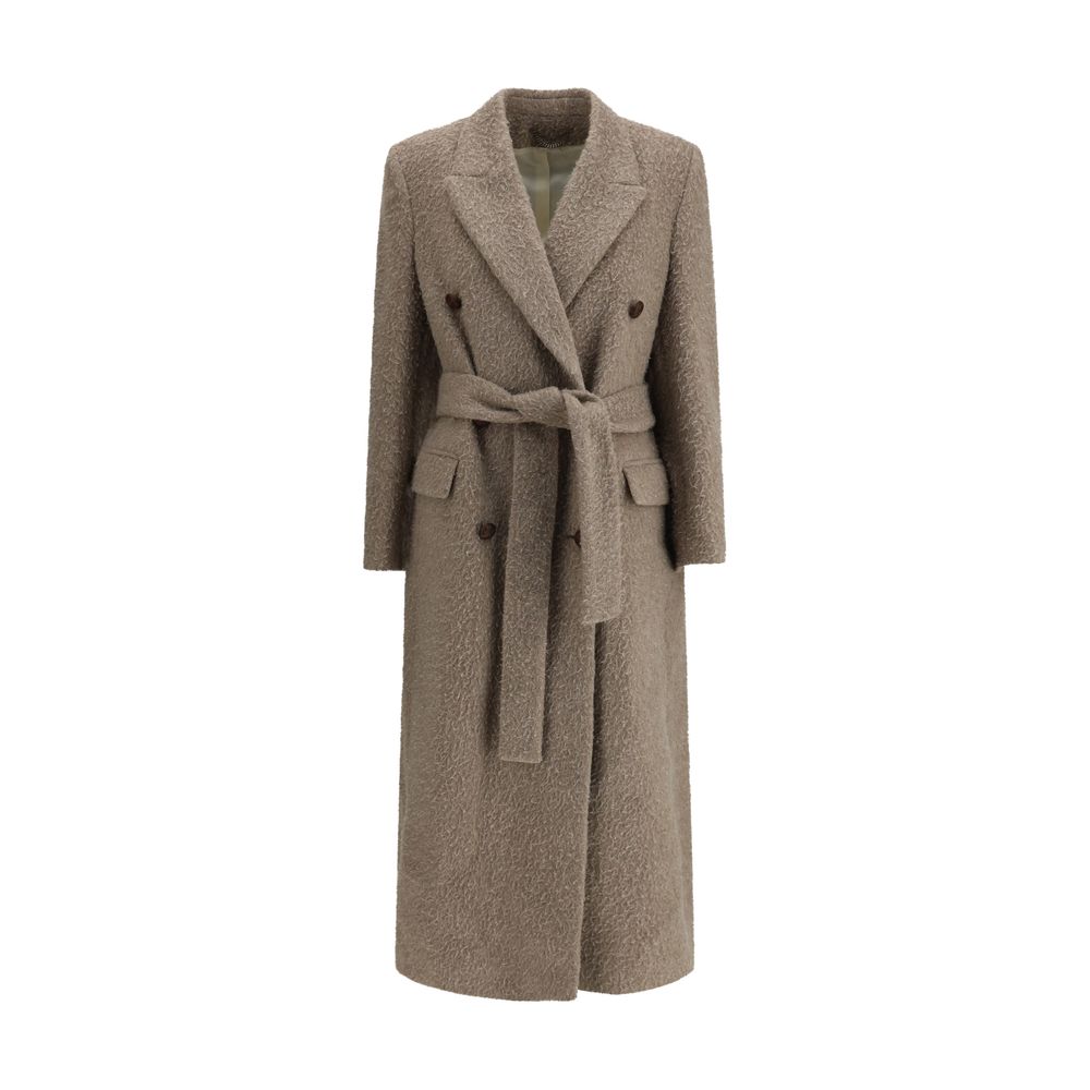 Golden Goose Beige Double Breasted Coat