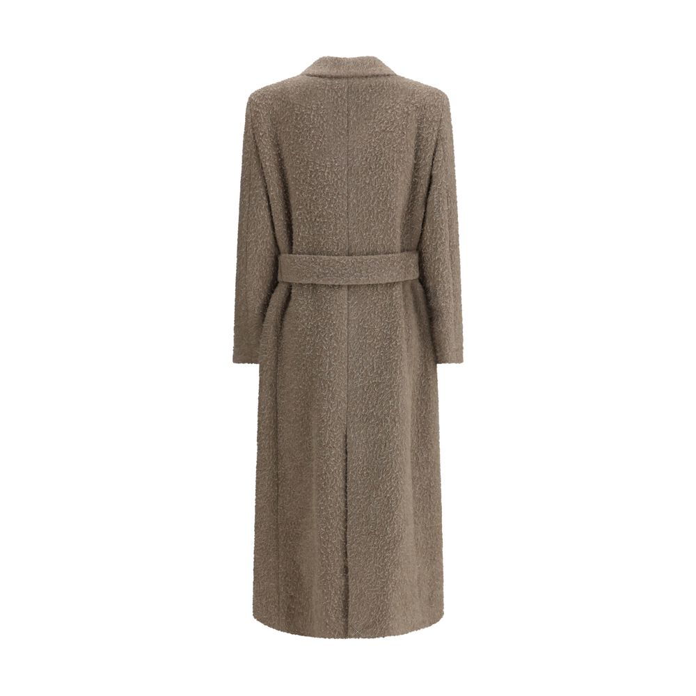 Golden Goose Beige Double Breasted Coat