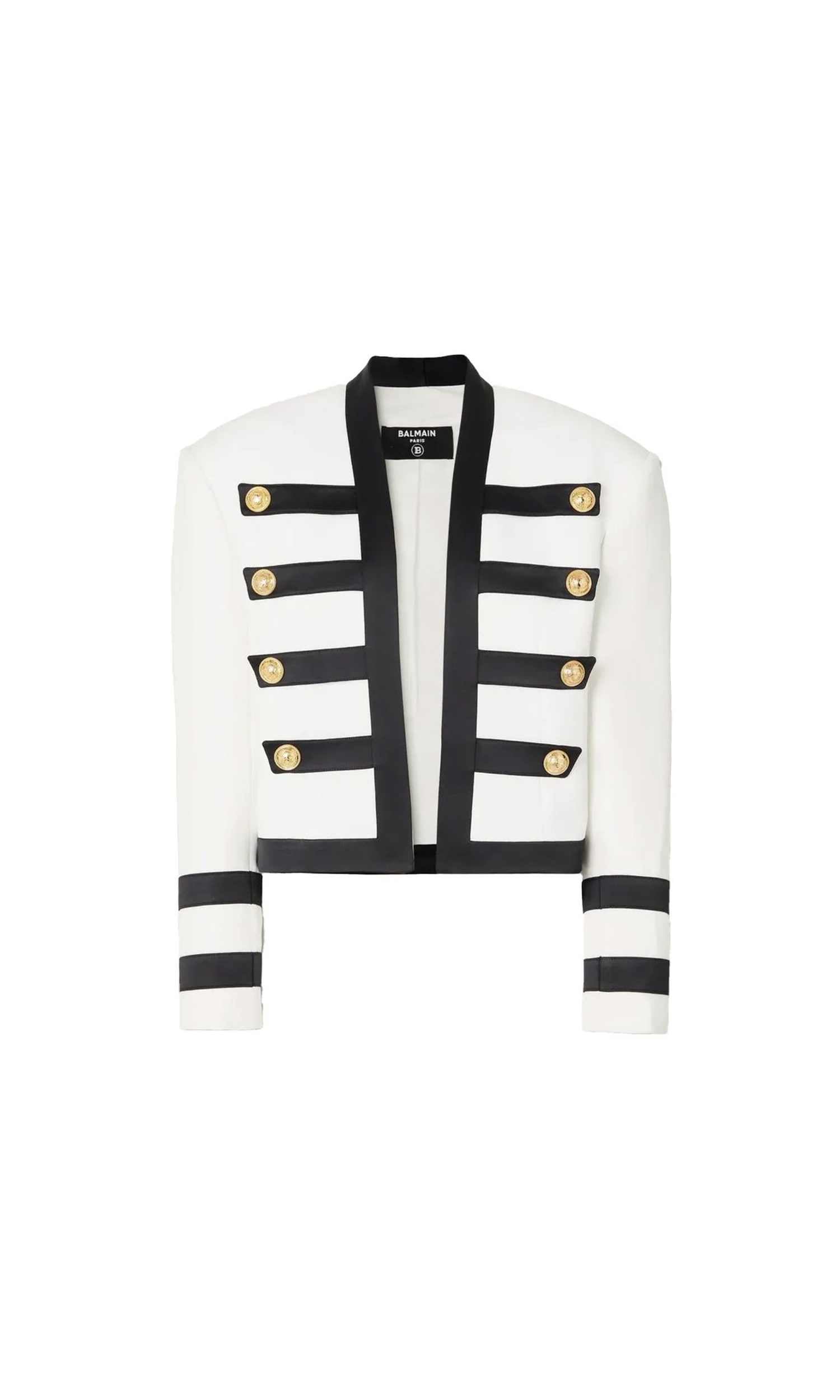 Balmain White Viscose Suits & Blazer