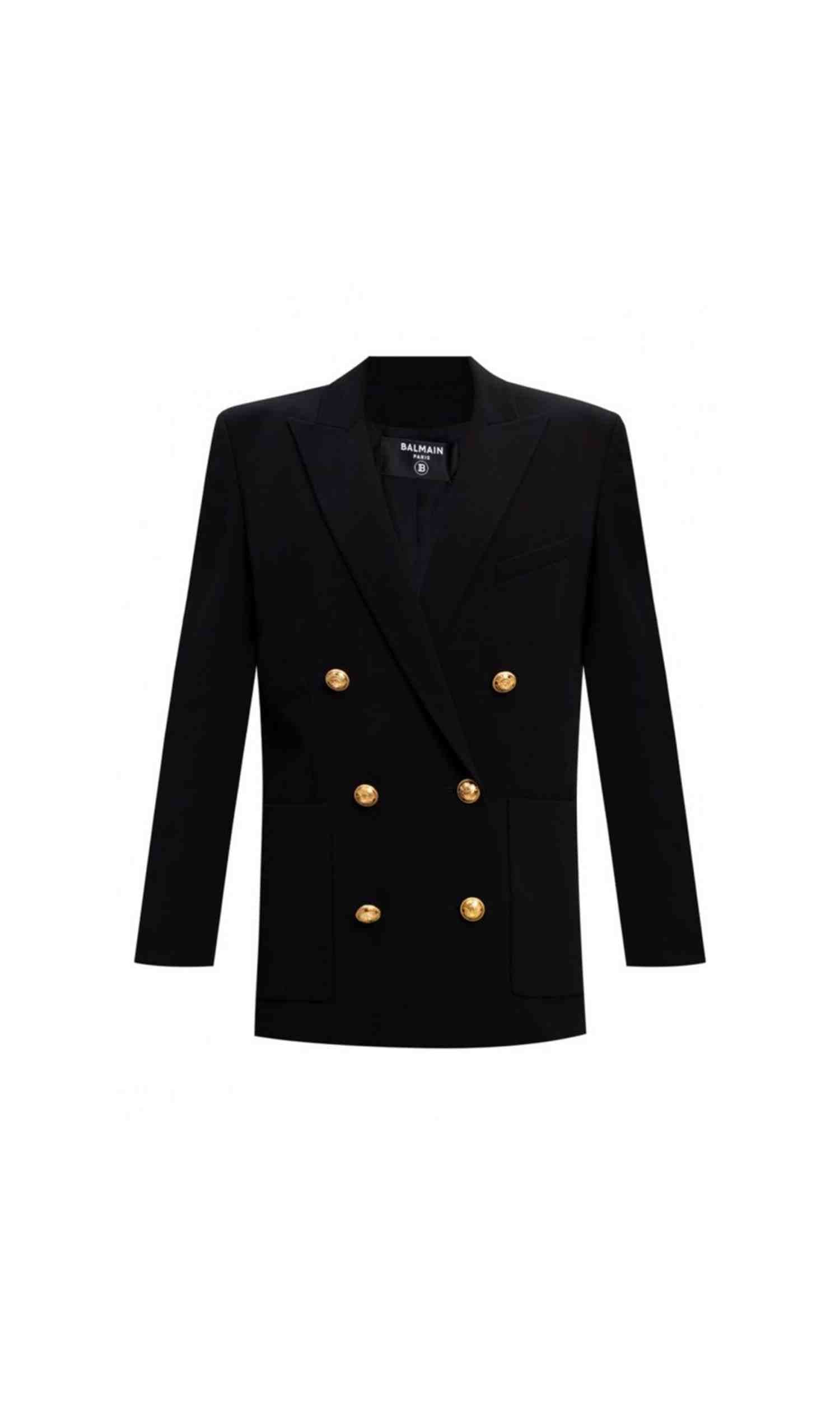 Balmain Black Viscose Suits & Blazer