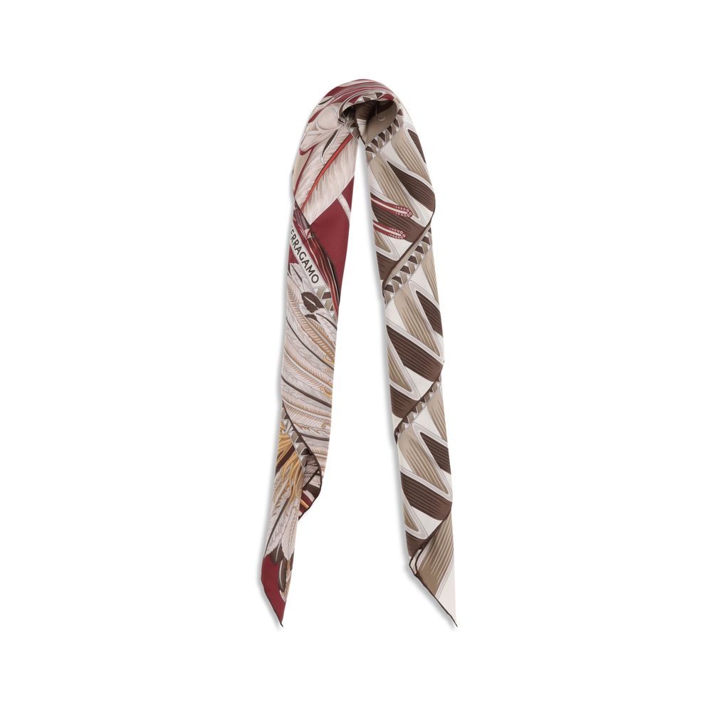 Ferragamo Giada print silk Scarf Glam Steals