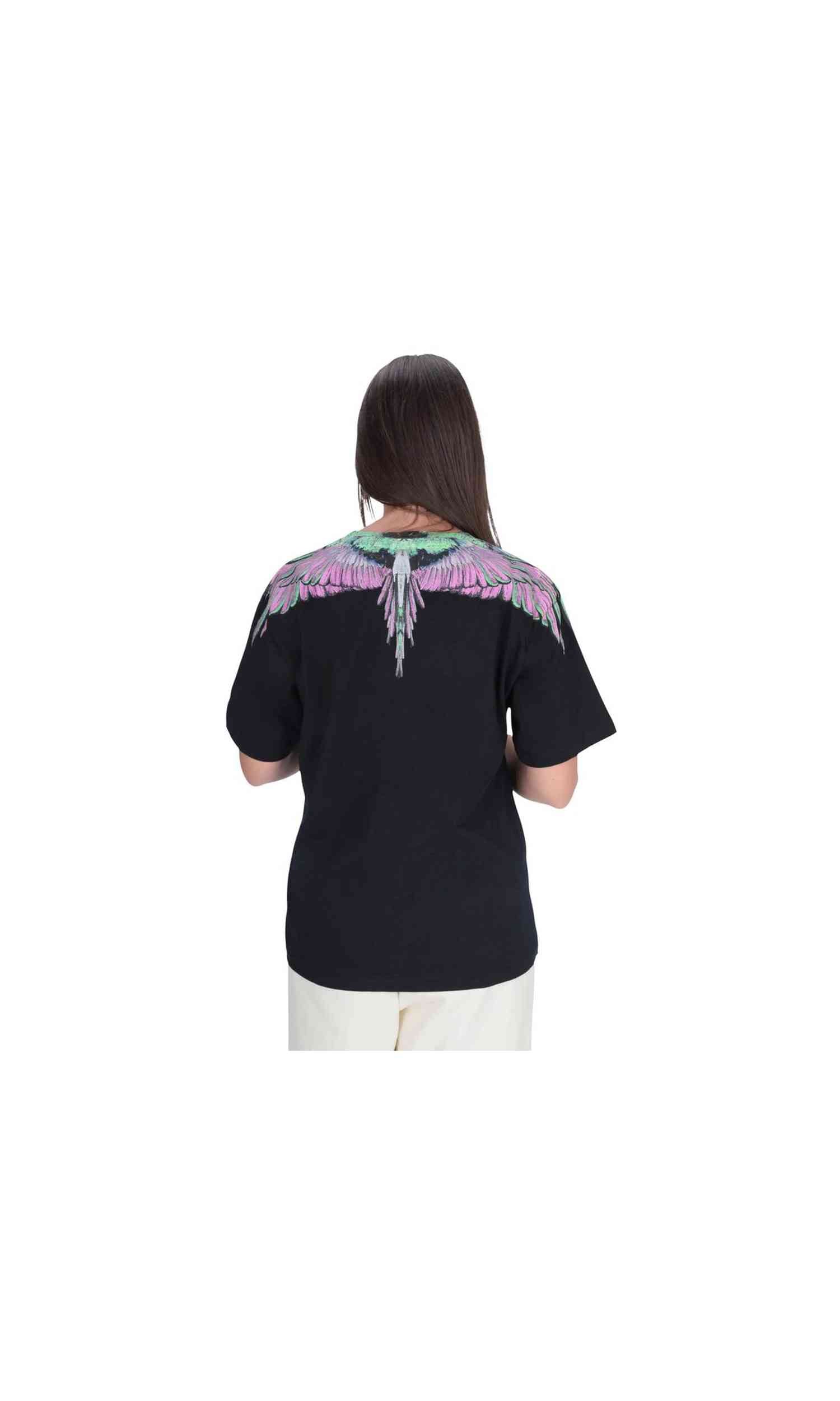 County of Milan Black Cotton T-Shirt Glam Steals