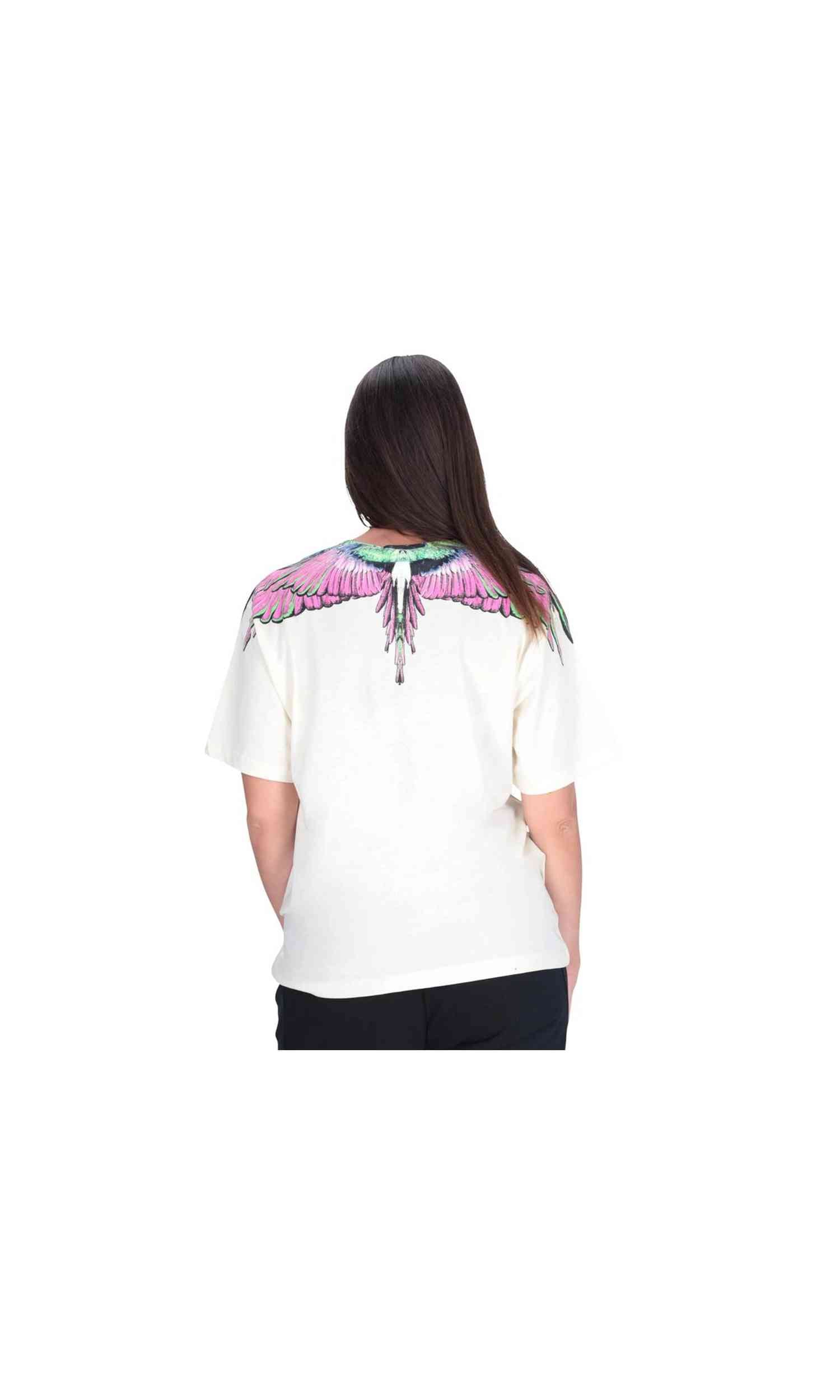 County of Milan White Cotton T-Shirt Glam Steals
