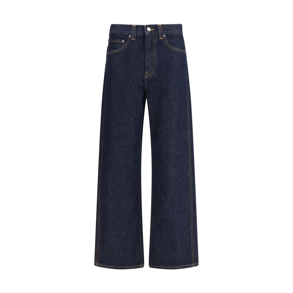 Khaite Bonnie High Waisted Wide Leg Jeans