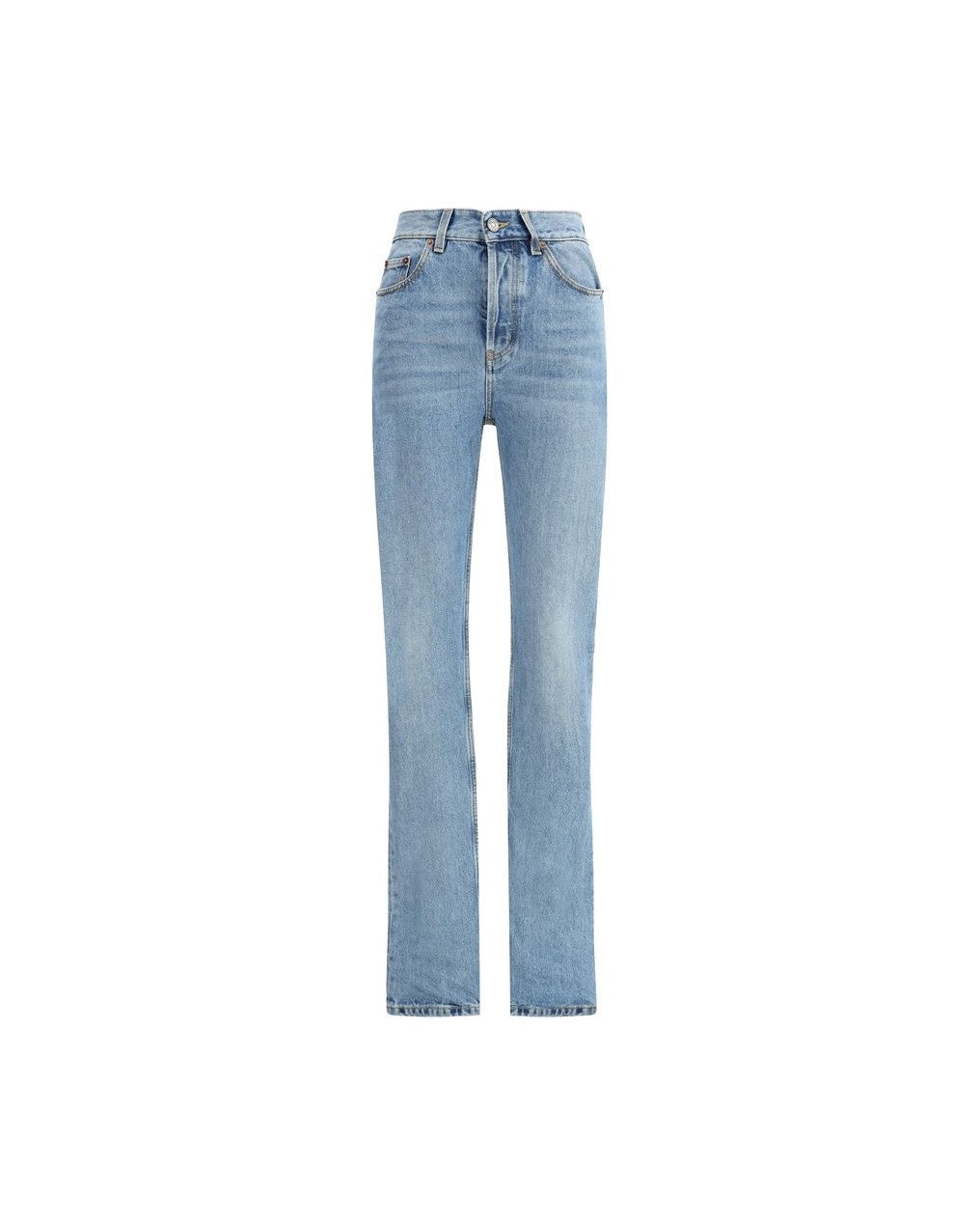 Saint Laurent 90s-inspired slim-fit jeans in denim Glam Steals