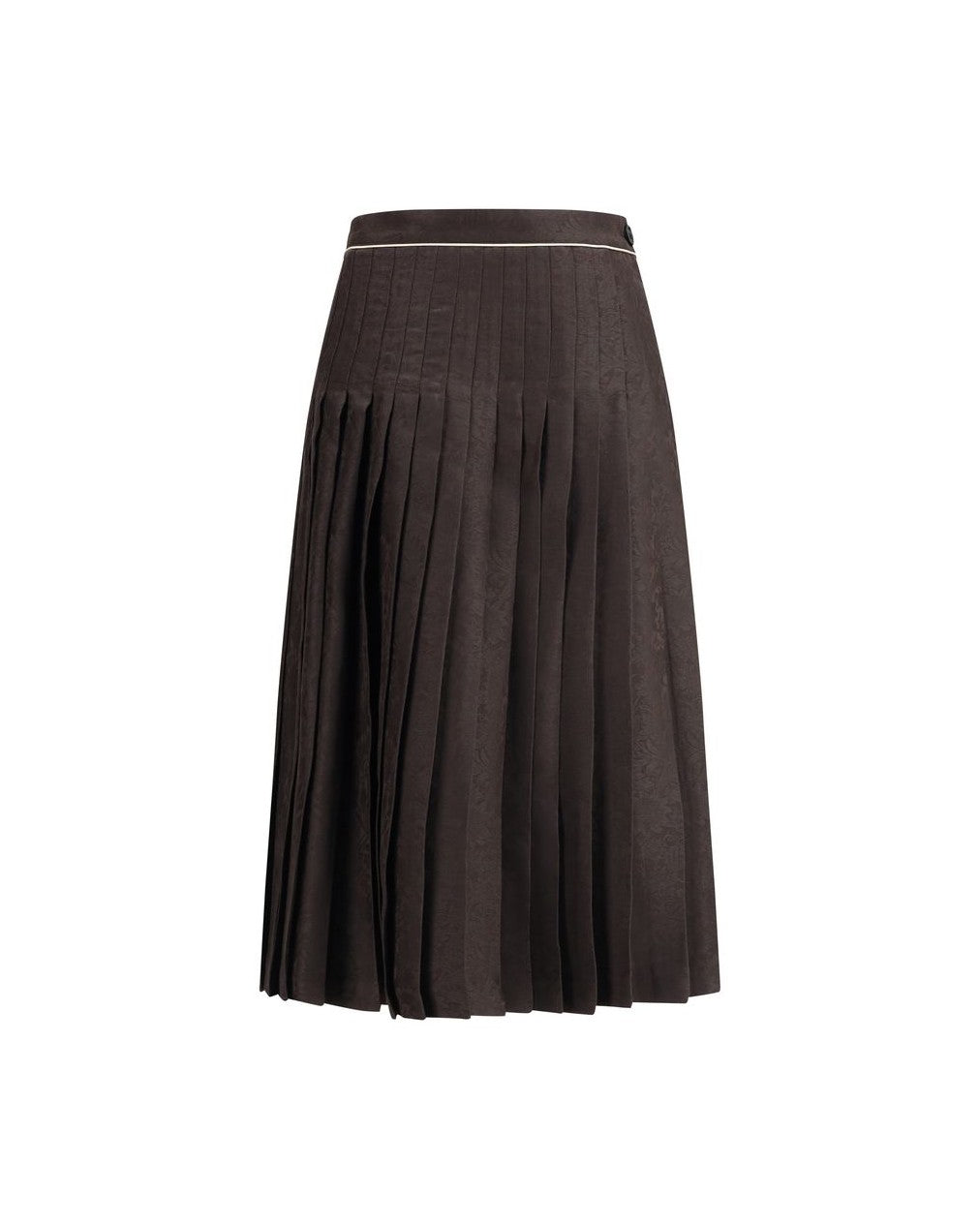 Burberry Sunflower Pleated Silk Skirt Glam Steals