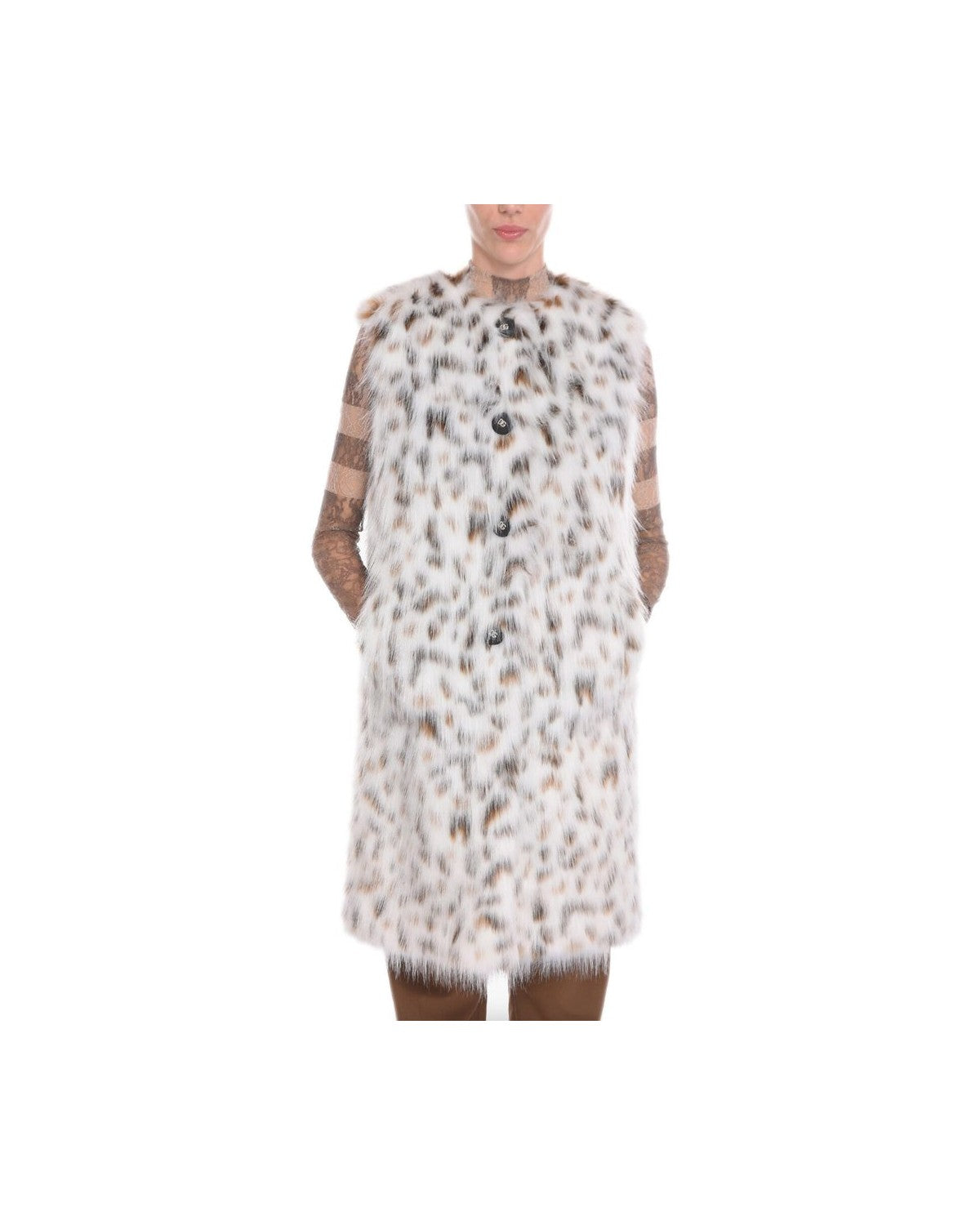 Dolce & Gabbana White Marabou Jacket Coat Glam Steals