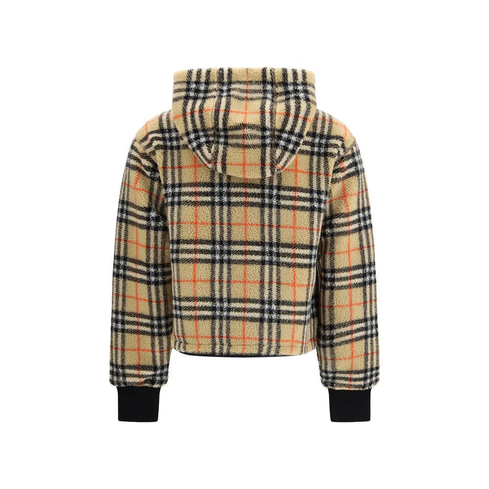 Burberry Multicolor Wool Full Length Jacket