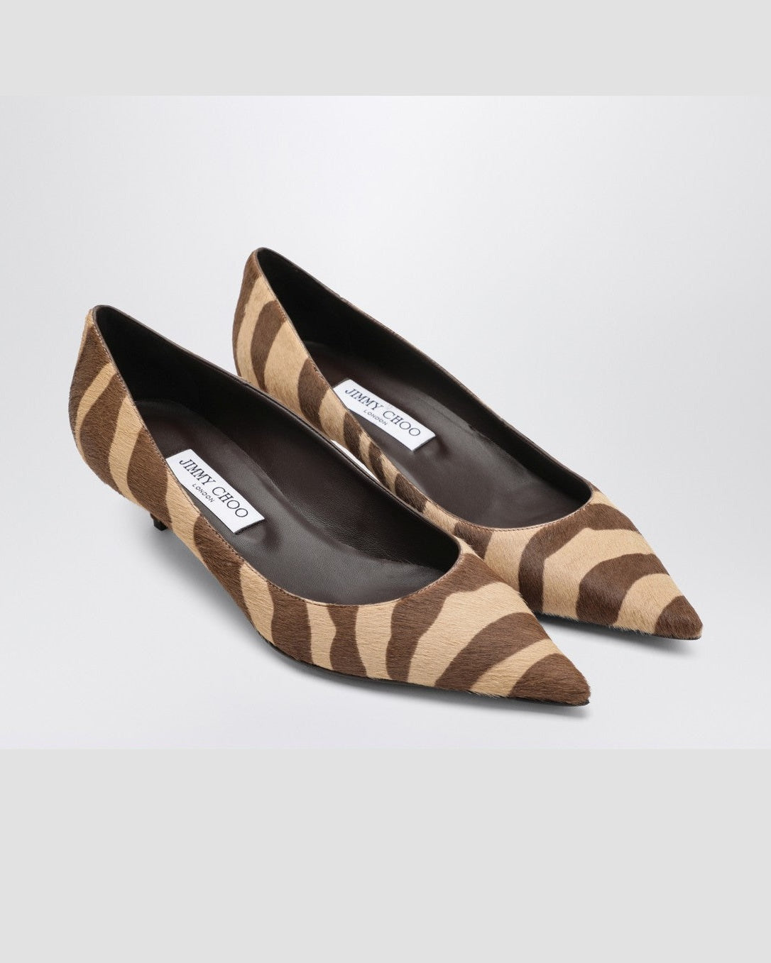 Jimmy Choo Amelia pumps in zebra-print pony hair Glam Steals