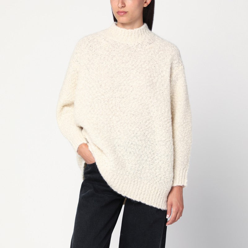 Isabel Marant Ecru Sweater in Alpaca Blend Glam Steals