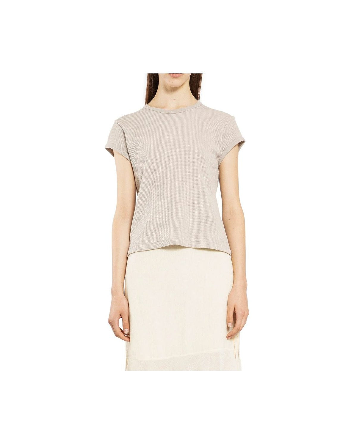 Acne Studios Beige Cotton T-shirt Glam Steals