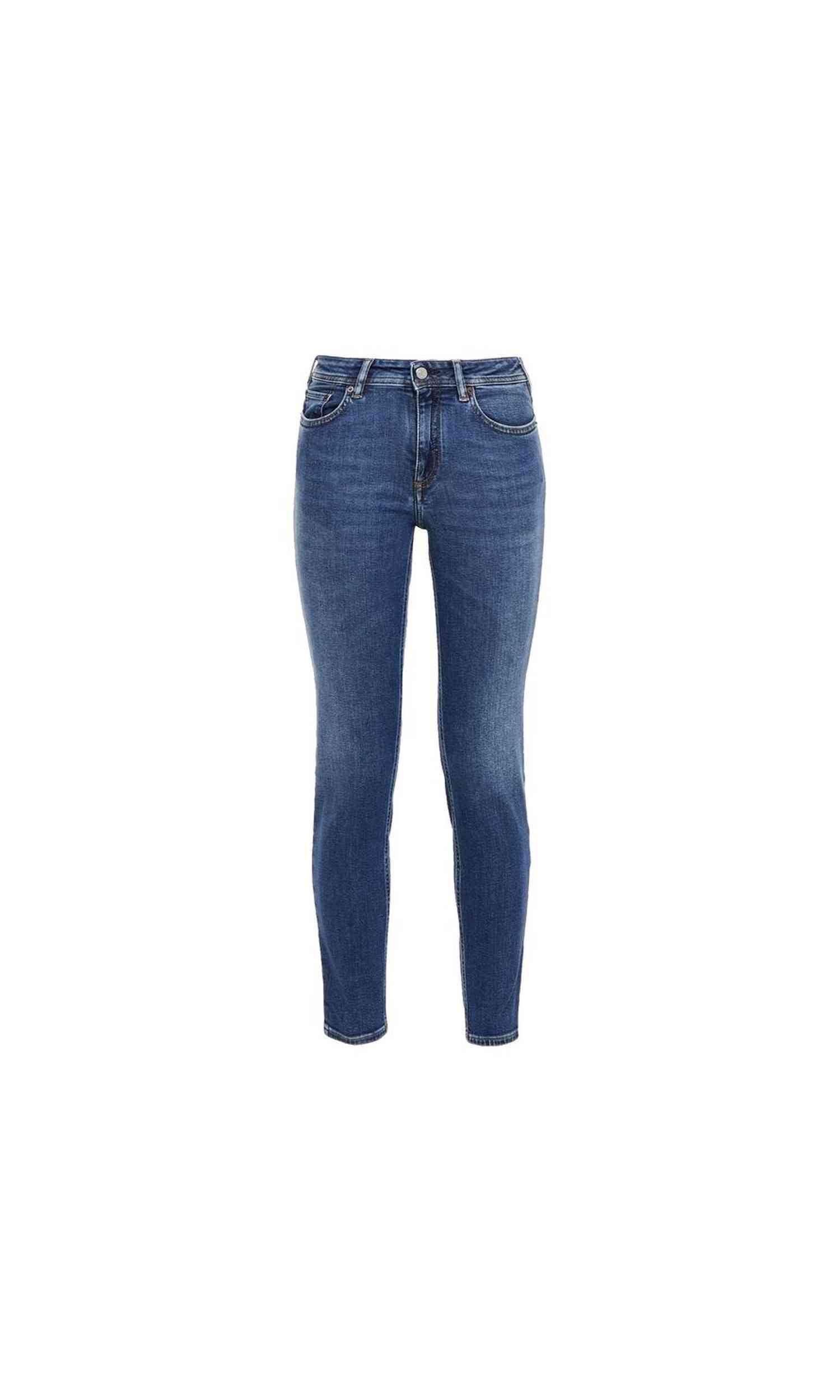 Acne Studios Blue Cotton Blå Konst Climb Mid Denim Jeans Glam Steals