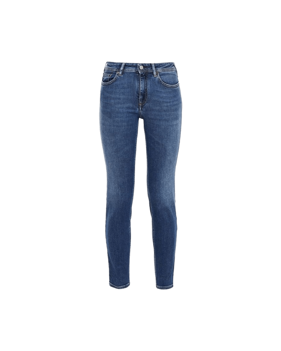 Acne Studios Blue Cotton Skinny Jeans