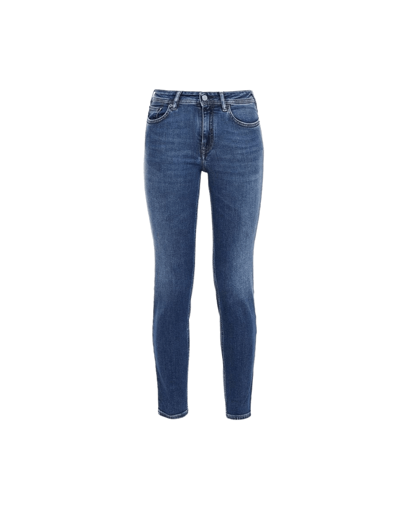 Acne Studios Blue Cotton Skinny Jeans Glam Steals