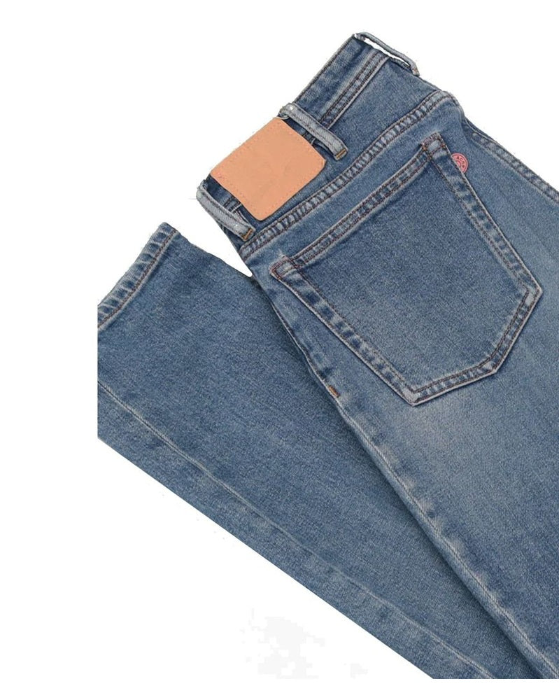 Acne Studios Blue Cotton Skinny Jeans Glam Steals