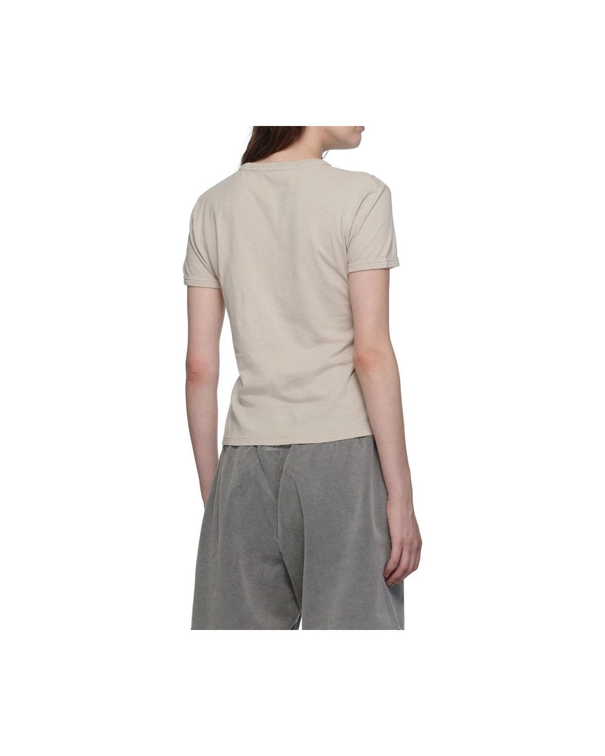 Acne Studios Gray Cotton T-shirt Glam Steals