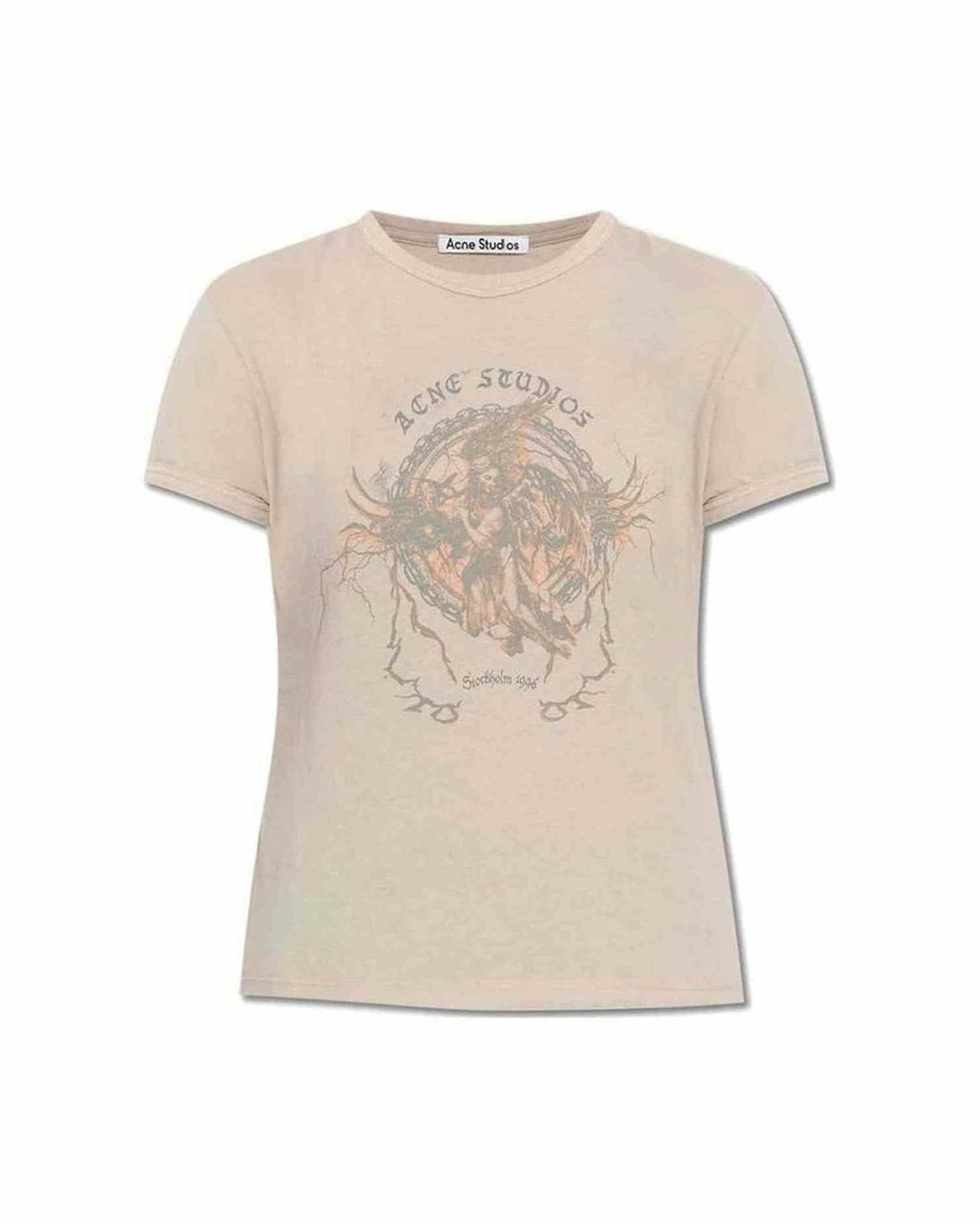 Acne Studios Printed T-Shirt Glam Steals