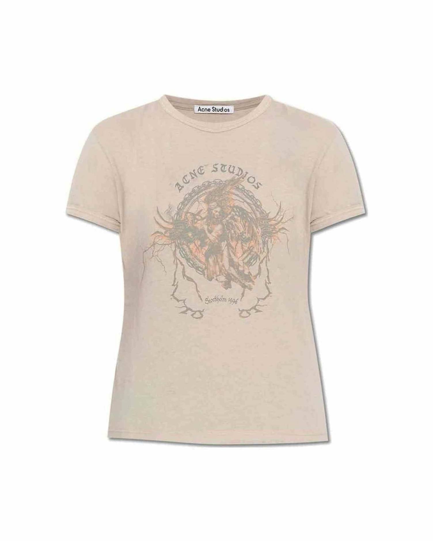 Acne Studios Printed T-Shirt Glam Steals