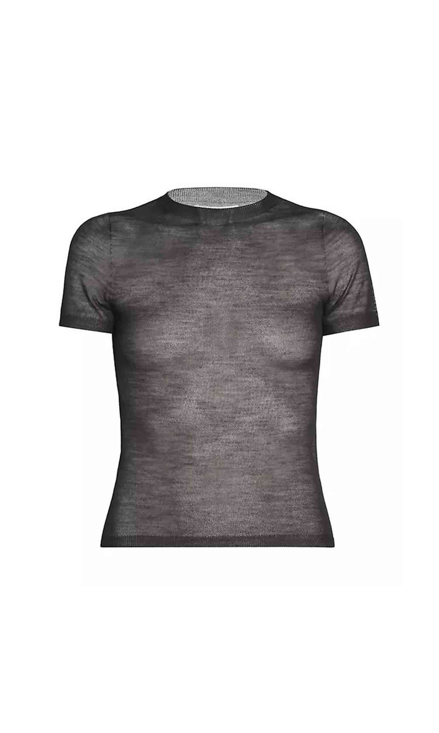 Acne Studios Sheer Knit T-Shirt Glam Steals