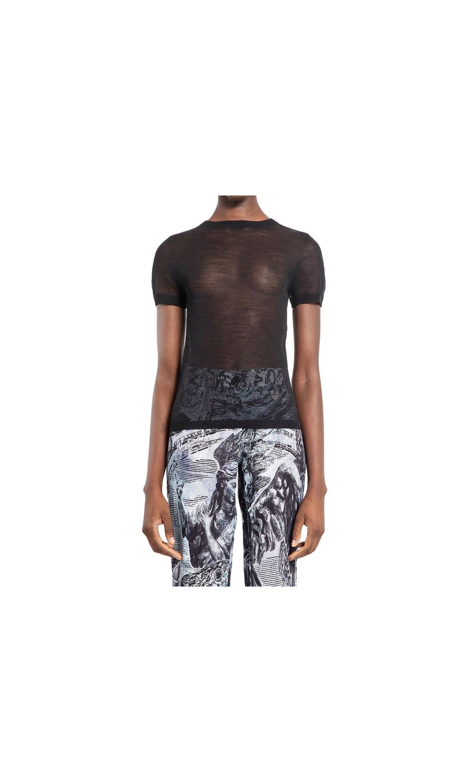 Acne Studios Sheer Knit T-Shirt Glam Steals