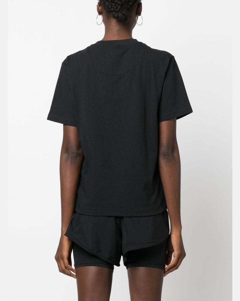 Adidas By Stella Mccartney Black Polo T-shirt Glam Steals
