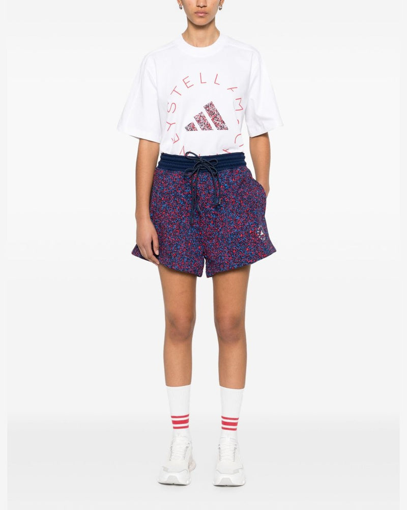 Adidas By Stella Mccartney Cotton Shorts Glam Steals