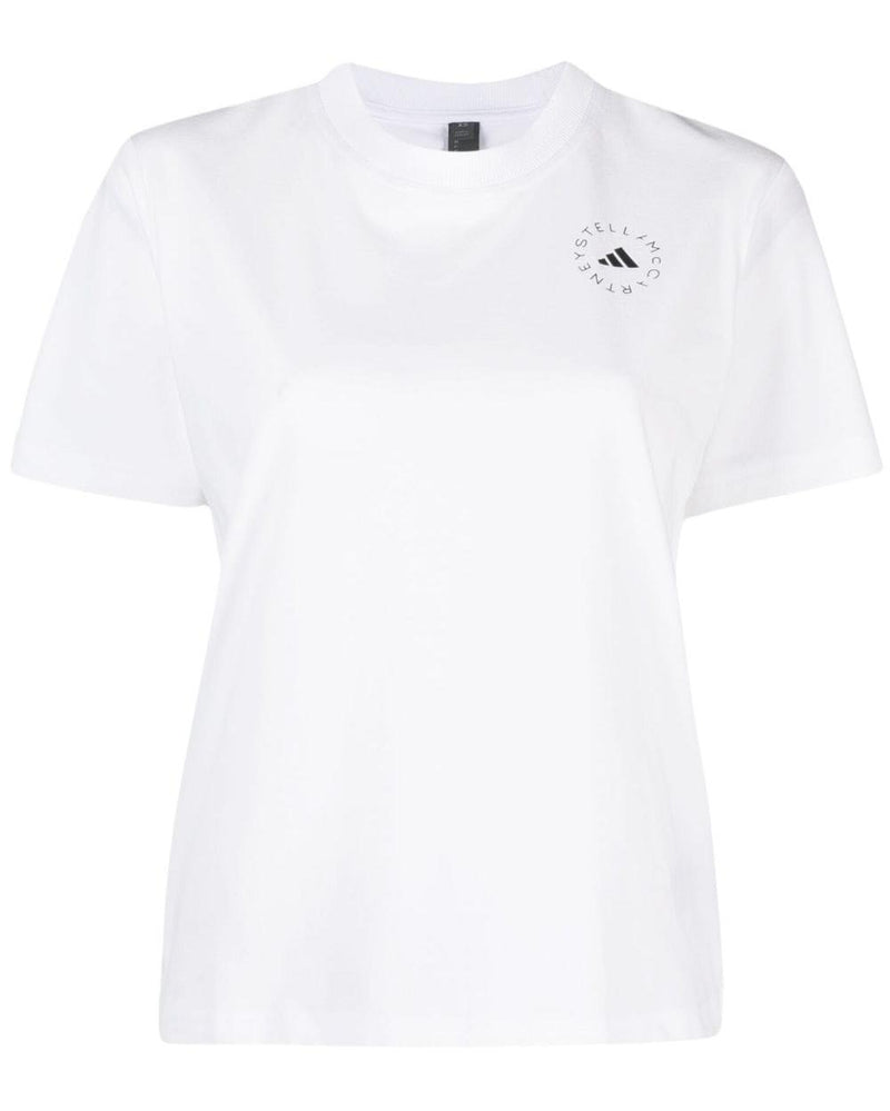 Adidas By Stella Mccartney White Polo T-shirt Glam Steals