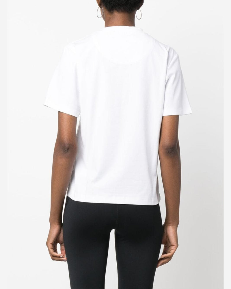 Adidas By Stella Mccartney White Polo T-shirt Glam Steals