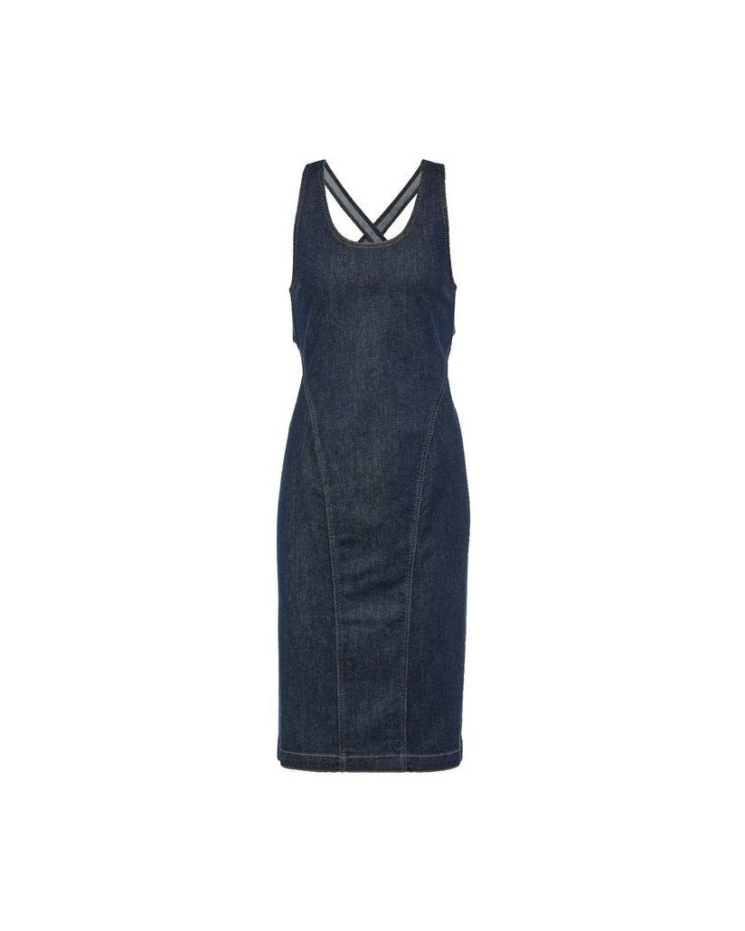 Alaïa Blue Cotton Casual Dress
