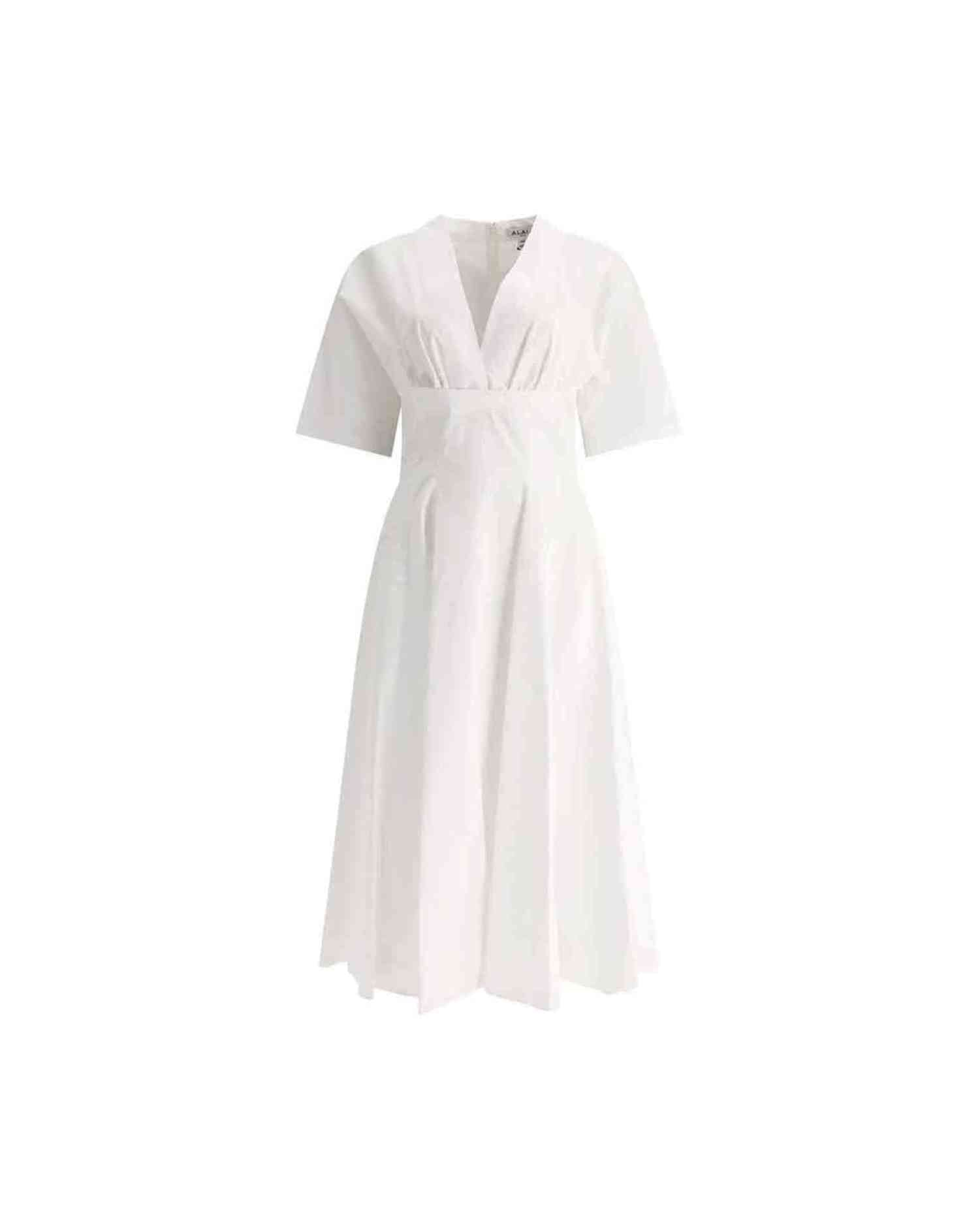 Alaïa Cotton Midi Dress Glam Steals