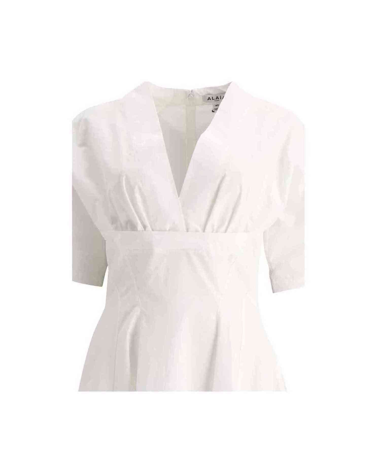 Alaïa Cotton Midi Dress Glam Steals