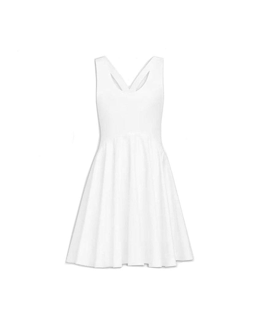 Alaïa White Cotton Casual Dress Glam Steals