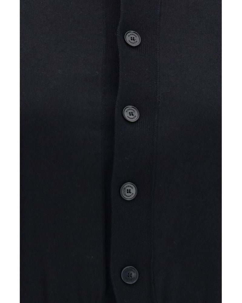 Alainpaul Black Cotton Cardigan Glam Steals