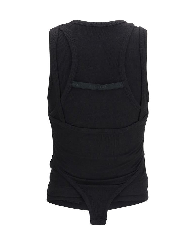 Alainpaul Black Lyocell Tank Top Glam Steals