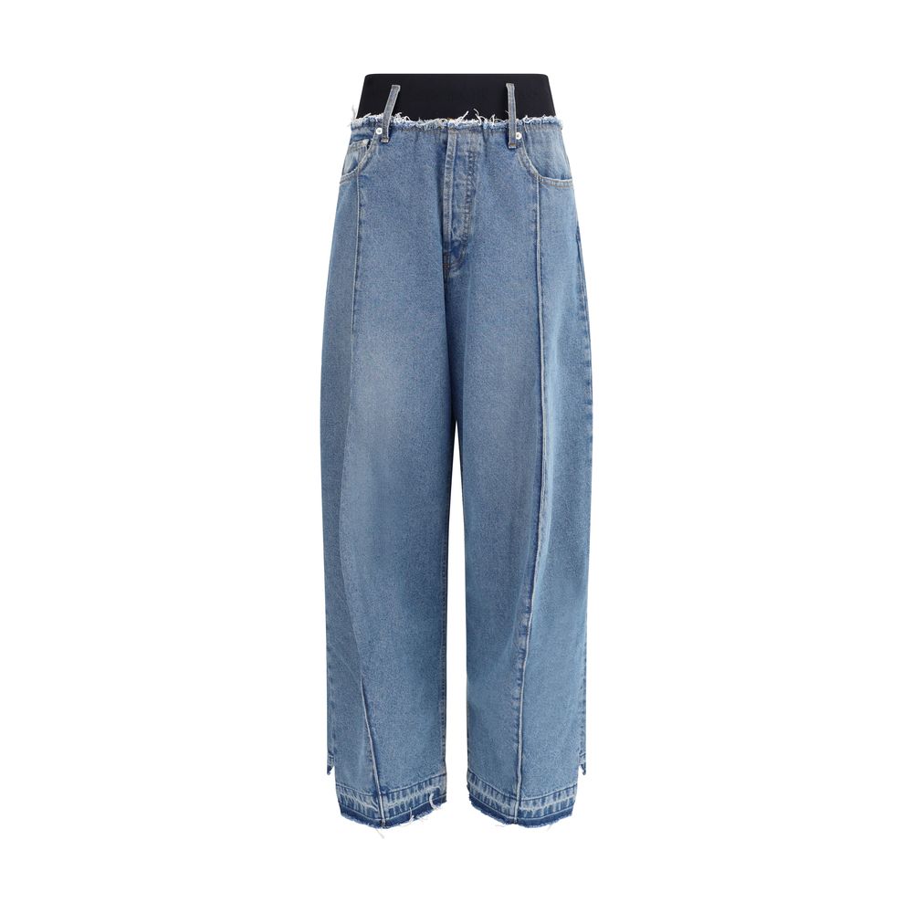 Alainpaul Elastic Waist Jeans