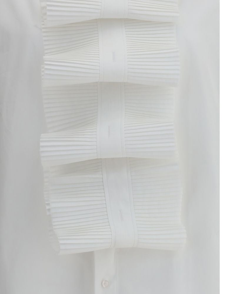 Alainpaul White Cotton Shirt Glam Steals