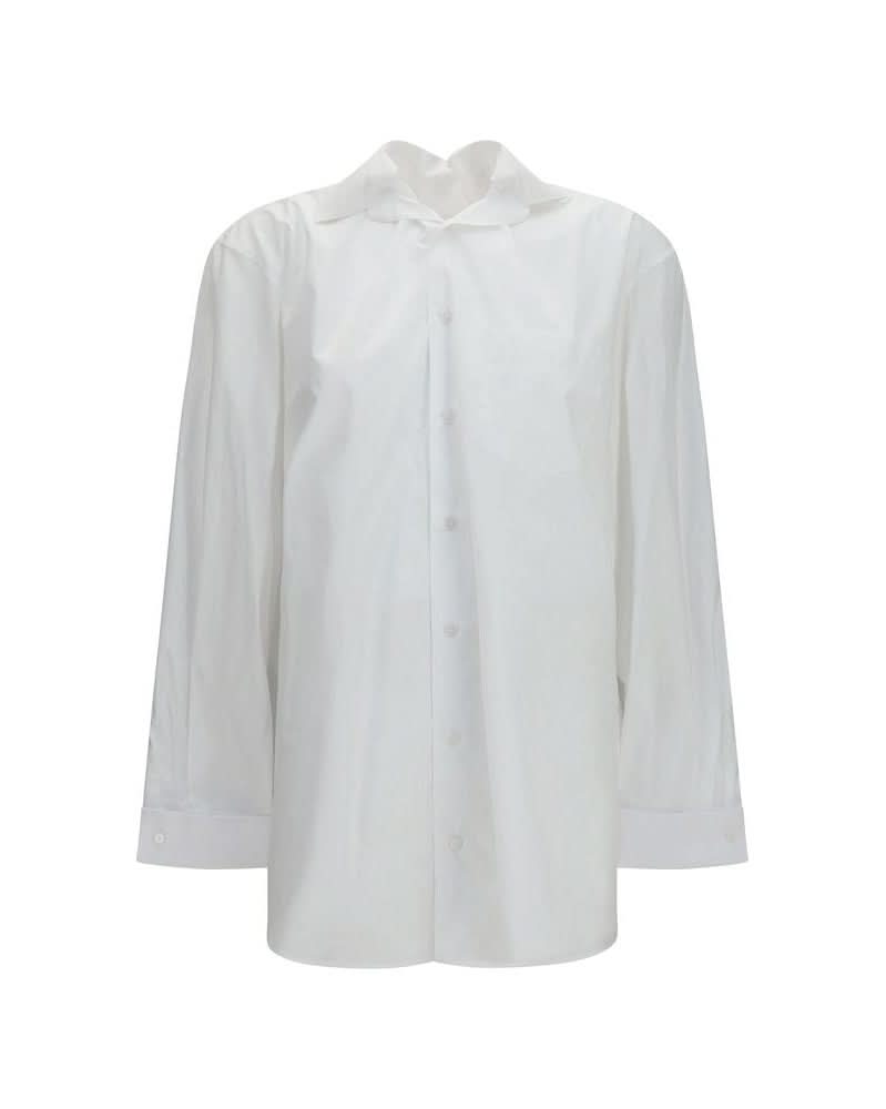 Alainpaul White Cotton Shirt Glam Steals