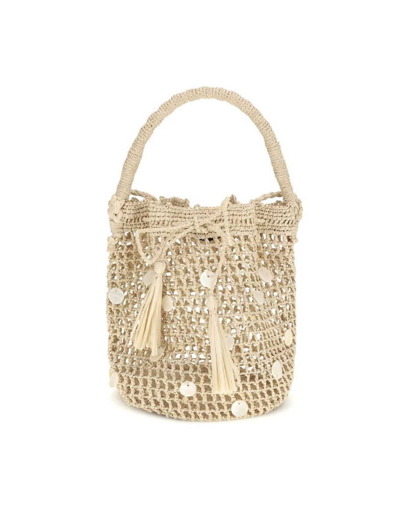 Alanui Beige Raffia Shoulder Bag Glam Steals
