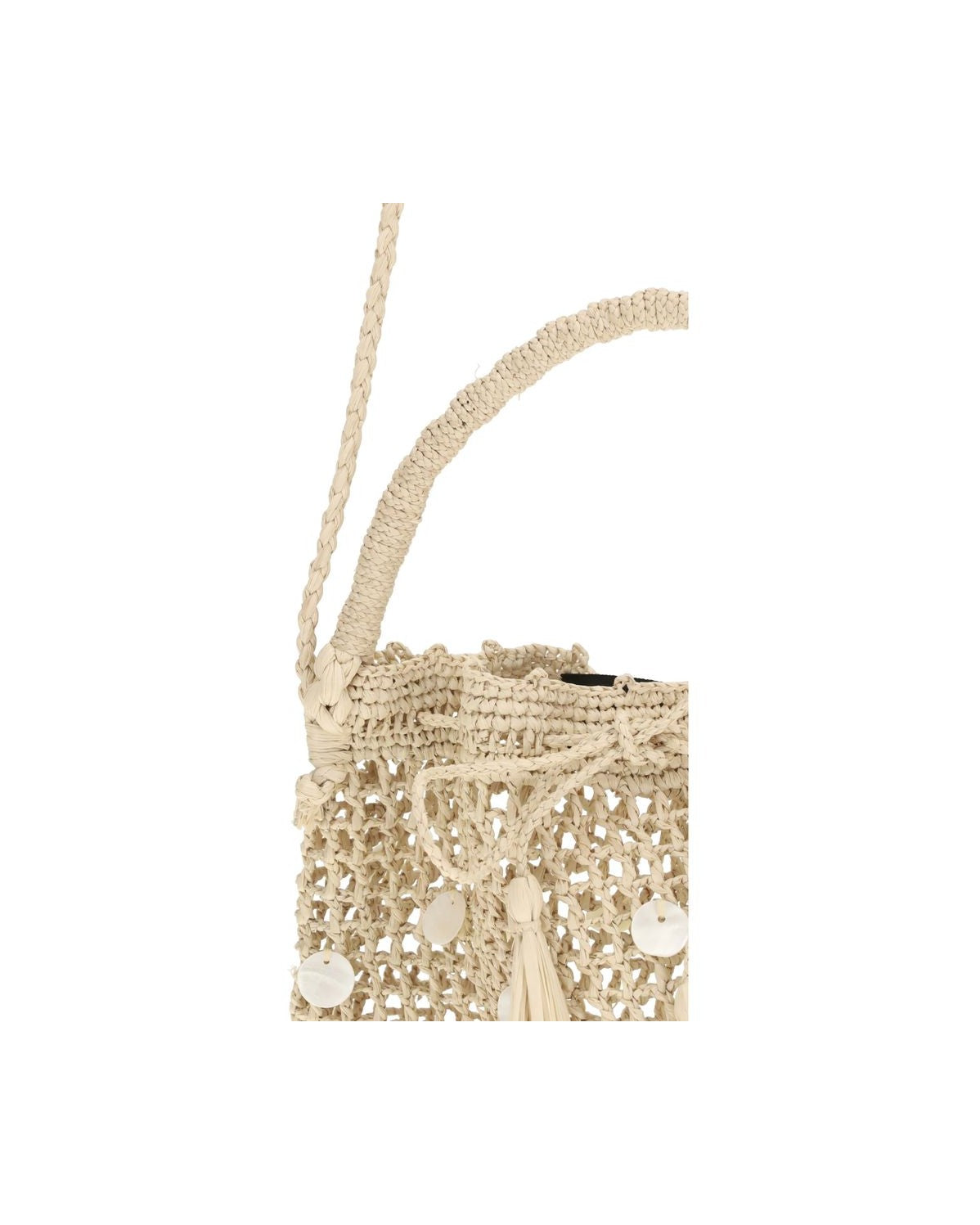 Alanui Beige Raffia Shoulder Bag Glam Steals